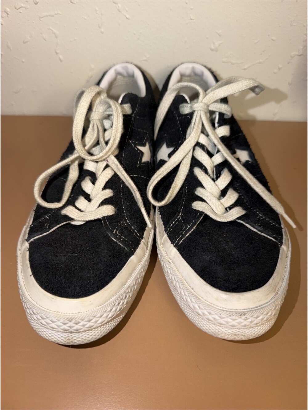 Converse One Star Ox Black Suede Hairy Vintage Retro - Men’s 5 - Women’s 7 (M1)